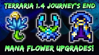 NEW Mana Flower UPGRADES in Terraria Journey's End 1.4! Arcane Flower, Magnet Flower, & Mana Cloak!