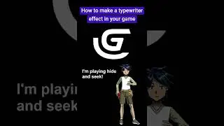 How To Make A Typewriter Effect In Your Game With GDevelop