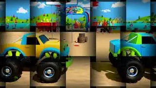Mega Monster Rally FX| Extreme Turbo Clash on the Sand Track Remix Effects 