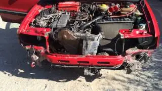 30 минут работы на ХХ, после капиталки двигателя Audi90 2,3NG