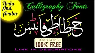 New Khatatti Fonts, 300+ Urdu fonts Download free from 