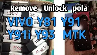 Cara Buka Pola Vivo Y81 ( MTK ) Mrt dongle 2020