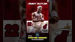 Quick Poster Design In Photoshop Jimmy Butler - 