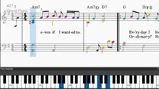 Me And You by Kenny Chesney - Easy piano tutorials with sheetmusic