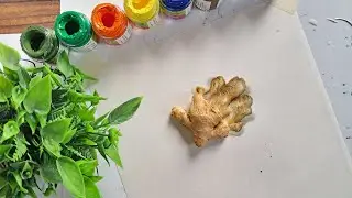 Half Real 🫚 Half Painted | Amazing Ginger Painting Illusion 🎨|#art #artbox #ginger #vegetables 