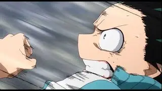 Midoriya uses ONE FOR ALL for first time 1080p
