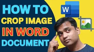 How to Crop Image  Picture in Word Document \ Crop Photo in Word - 2024