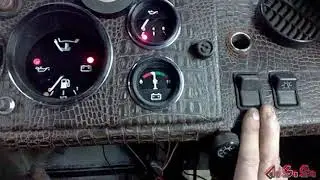 DIY dashboard for a homemade tractor