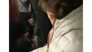Бабка буянит в автобусе!