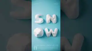 Snow Text Effect #TextEffect