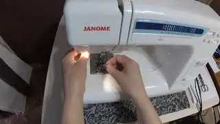 Как вдеть нитку в иголку Автоматический метод JANOME MYEXCEL 1221