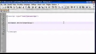 JavaScript My First Javascript Code