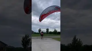 Landing on the Driveway! #Paramotor