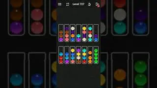 Ball Sort Color Water Puzzle Solution Level 727