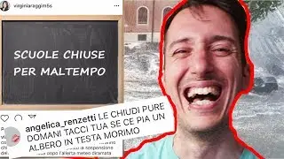 SCUOLE CHIUSE PER IL MALTEMPO - LA REAZIONE DEGLI STUDENTI SUL WEB
