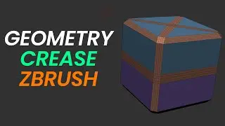 Geometry - Crease Options in ZBrush