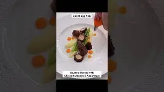 Michelin Star Stuffed Morel Mushroom Dish 