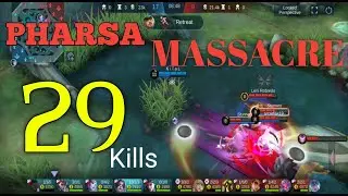 Pharsa Massacre Mobile Legends 2021 with 29 Kills + 2x Maniac