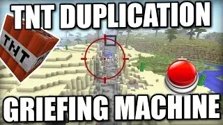 Minecraft PS4 - TNT DUPLICATION / GRIEFING MACHINE - Tutorial - Xbox / PS3 / Wii U
