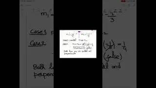 Condition of slopes | Slopes when lines are parallel or perpendicular or neither