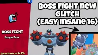New Boss fight 2023 glitch | Easy Insane 16 🔥
