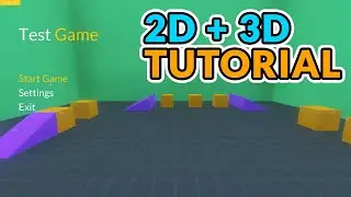 2d + 3d Menu in Godot is Easy
