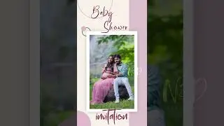 Baby shower invitation | #Tamil #2022 #vtk #aftereffects