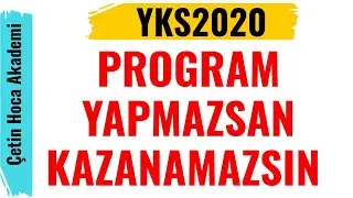 Ders Programı Yapmazsan Kazanamazsın