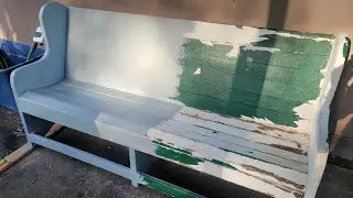 Trash to Treasure Bench Makeover