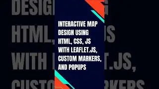 🗺️ Create an Interactive Map Design in 60 Seconds! ⏱️ (HTML, CSS, JavaScript) 