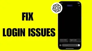 How to Fix Chat GPT App Login Issues/Not Logging In (iPhone)
