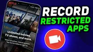 How To Screen Record Restricted Apps On Android | Full Guide (2024)