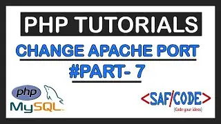 PHP Tutorials   How To Change Apache Port   Change Default Xampp Server Port  Hindi/urdu part 7