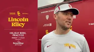 Lincoln Riley | Holiday Bowl Practice 12.18.23