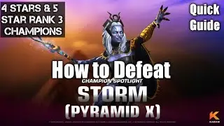 How to Easily Defeat Storm Pyramid X  (Uncollected) Marvel Contest of Champions
