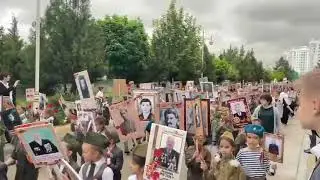 Ашхабад 9 мая 2022 Бессмертный полк
