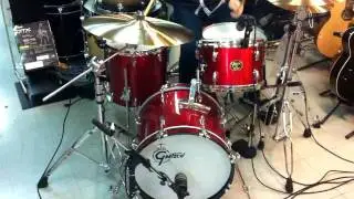 Gretsch ドラムセット USA Custom + Customized IBUSHI + Paiste FORMULA 602