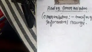 ANALOG COMMUNICATION  L-1