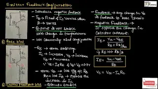 EPC#6 Emitter feedback configuration | Base bias | Emitter feedback bias || EC Academy