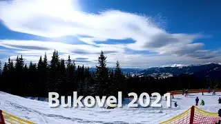Bukovel 2021 \\ Family skiing trip