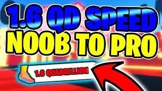 1.6 QUADRILLION SPEED REBIRTH NOOB TO PRO | Speedman Simulator