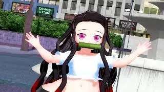 「Nezuko」 Chocolate Cream 【MMD 4K 60fps】