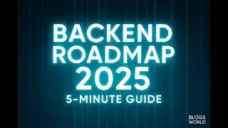 Backend Developer Roadmap 2025 ⚡ 5-Minute Master Guide | APIs • Docker • Cloud • Career Tips