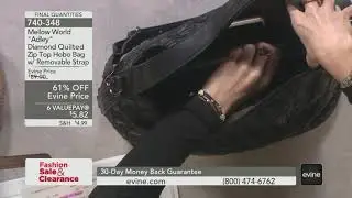 Mellow World Adley Vegan Leather Diamond Quilted Hobo Bag