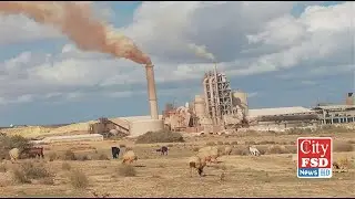 The poor wall cement factory is constantly emitting dust and smoke.#cityfsdnews