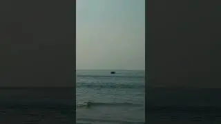 A boat floating on the sea 🛶 #boat #sea #beach #2023 #peace #relaxing