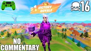16 Kill Solo Win Gameplay in Fortnite! (PC PS4 Controller)