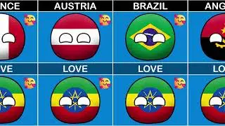 🇪🇹 Countries That Love or Hate Ethiopia | Countryballs Animation 🌍