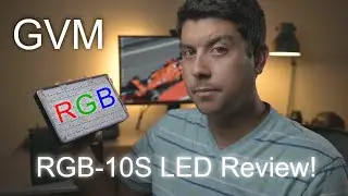 REVIEW | GVM RGB-10S LED Video Light Panel!