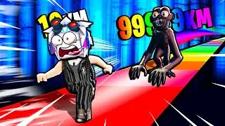 КЛИКЕРНЫЕ ГОНКИ УЭНСДЭЙ! СТРАШНЫЙ КОРИДОР С МОНСТРАМИ! ROBLOX Wednesday Race Clicker